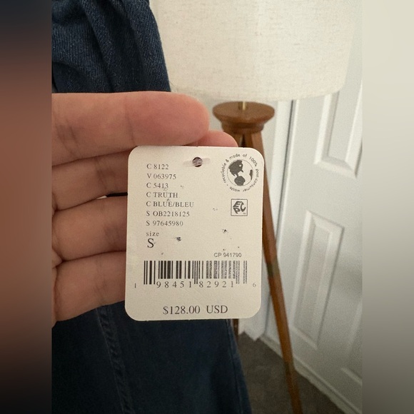 NWT FREE PEOPLE WE THE FREE Veritas Wide-Leg Jeans | Truth MSRP $128 Size S - Picture 12 of 13